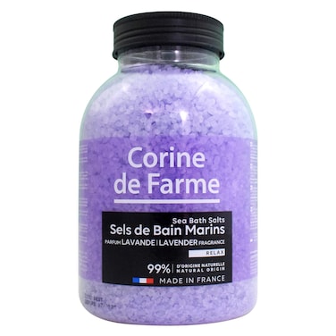 Corine De Farme Lavender Sea Bath Salts Purple 1.3kg