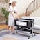 TEKNUM Moonlight Bedside Crib-Dark Grey