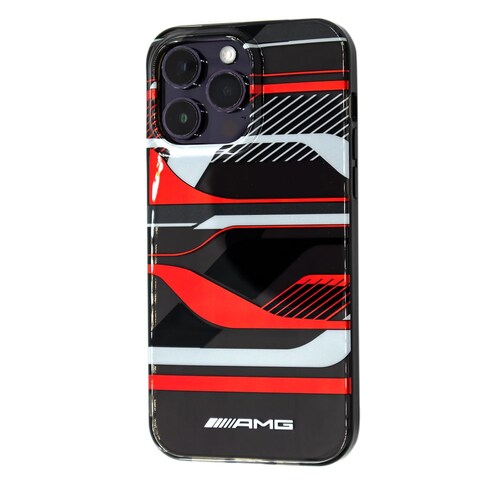 AMG Transparent PC/TPU Case With Expressive Graphic Design iPhone 14 Pro