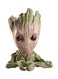 Generic - Guardians Of The Galaxy Baby Groot Action Figure Flowerpot Grey/Green 15X9.5X13Centimeter