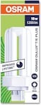 Osram DuluxD/E Energy Saver Quick Tonic ECG Cflni, 2 Tubes (18w) 4 Pin, 1200 Lm - Lumilux Day Light/Energy Class A - Pack Of 5- Warm White