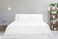 Deyarco Princess Flat Sheet 2pc-Fabric: Cotton Poly Easy Iron - Color: White -Size: Single 170X240cm + 1 Pillowcase Size: 50X75cm