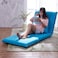 Masud Ergonomic Floor Chair Multi-Angle Adjustable Floor Lounger Sofa Folding Fabric Lazy Sofa Foldable Bed Easy For Storage Comfortable Padded Gaming Chair For Adults &amp; Kids (Blue)