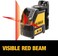 DEWALT Kreuzlinien-Laser (selbstnivellierend, horizontale und vertikale Laserlinien, Laserfarbe Rot, Laserklasse 2, 2-Tasten-Bedienung, inkl. Wandhalterung, Batterien und Koffer) DW088K