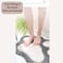 Paw Shaped Bathroom Rug Non-Slip Bath Mat (45 x 60cm), Soft Water Absorbent Thick Shaggy Shower Rug, Machine Washable Bathroom, Gray