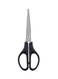 Deli Stainless Steel Scissors Black/Silver