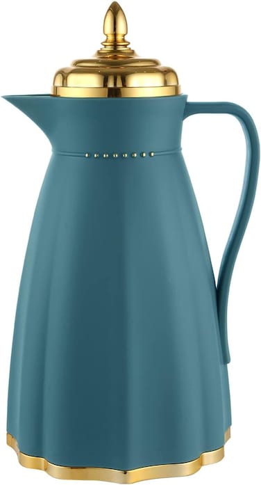 Royalford Hala 1L Vacuum Flask- Rf11230 Glass Vacuum Flask With Pink Glass Inner Keeps Your Drinks Hot Or Cold, Asbestos-Free And Hygienic Leak-Proof And Portable Design