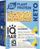 IQBAR Brain and Body Keto Protein Bars - Lemon Blueberry Keto Bars - 12-Count Energy Bars - Low Carb 12gr Protein Bars - High Fiber Vegan Bars and Low Sugar Meal Replacement Bars - Vegan Snacks
