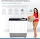 Krome 15Kg Twin Tub Semi-Automatic Washing Machine, Powerful Wash With Mechanical Wash Timer, Intuitive Control, Durable Aluminium Spin Motor, 460W Wash &amp; 200W Spin Input Power, White, KR-WSA150K