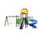 XIANGYU  outdoor swing slide playset, outdoor swing slide playground for kids   (114MM PIPE, 720x550x360cm)