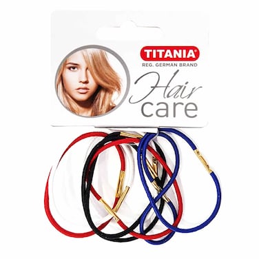 TITANIA 8 HAIR TIE BANDS 8012 B