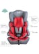 Moon Tolo Baby/Kids Car Seat (Group-1, 2, 3), Balck And Red