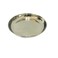 Falcon Stainless Steel Beeded Rice Plate Silver 10cm