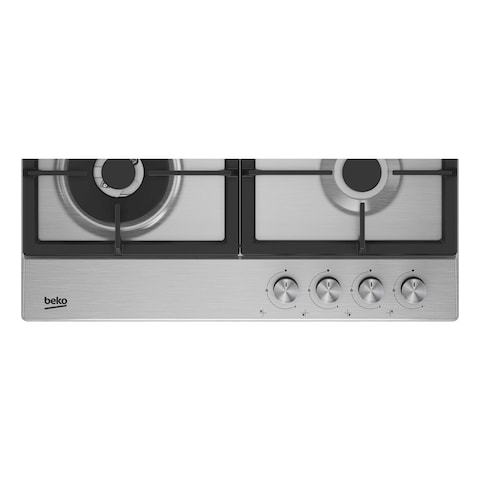 Beko Built-In Hob Gas HIAW64225SXL, 1 Year Manufacturer Warranty