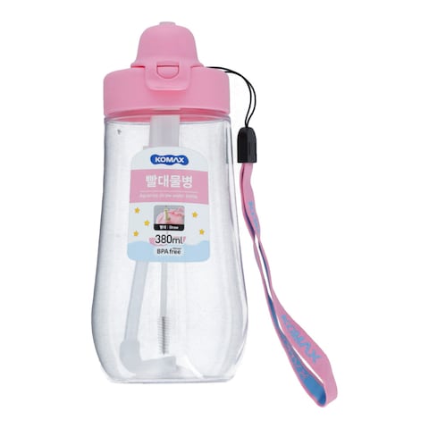 Komax Aquarius Straw Water bottle 380 ml