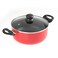 First1 Non-Stick Casserole With Lid Red 22cm