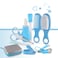 Pritty Baby Care Grooming Kit, Blue - Set Of 8 Pcs