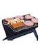 Portable BBQ Grill Black 45x30centimeter