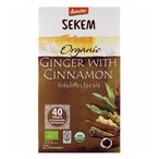 Buy Sekem Organic Ginger With Cinnamon Tea 25 Tea Bags in UAE