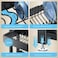 HEXAR&reg; 64 &ndash; 100 CM Length Adjustable Over The Sink Dish Rack Extra Heavy Duty Adjustable Length and Height Large Dish Drying Stand Drainer with Utensil Holder for Kitchen Countertop Organizer (3 TIER)
