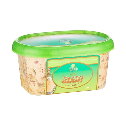 Halwani Bros Al Nakhla Finest Halawa Covered With Pistachio 1Kg