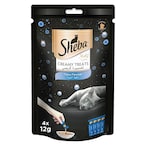 Buy Sheba Cat Food Melty Tuna Flavor Creamy Treats, 12g Pouches (Pack of 4) in UAE