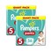 Pampers Diapers Pants Junior Size 5 (12-18kg) 56 Diapers Pack of 2