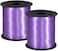 Party Time 2 Rolls 500 Yards Purple Crimped Curling Balloon String Roll Balloon Ribbon for DIY Party Decoration Wedding, Baby Shower, Birthday Decoration, Gift Packaging - Party Supplies
