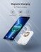 Baseus Magnetic Magsafe Power Bank Battery Pack 6000mAh Wireless Portable Charger PD 20W with USB C Cable for iPhone 14/13/12 Series, White