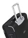 Senator Soft Shell Cabin Luggage Trolley For Unisex Ultra Lightweight Expandable Suitcase With 4 Wheels LL003 Black