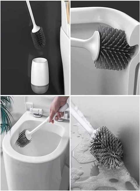 Marrkhor Toilet Bowl Brush, With Ventilated Drying Holder