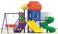 Rainbow Toys, Rainbow Toys Playground 6 In 1 Set With Double Slide, Round S, Slide, Small House &amp; 1 Swing Seat Set, Rbw12020At