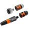 Gardena - 4-Piece Hose And Tap Connector Set Grey/Black/Orange