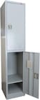 Galaxy Design Two Door Metal Locker Cabinet With Plastic Handle Grey Color Size (L x W x H) 45 x 45 x 183 Cm Model - GDF-2T No Installation included &amp; No Warranty