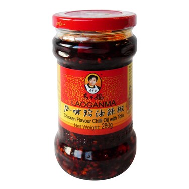 Laoganma Chicken Chilli Oil With Tofu Pickle 280g