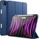 TRON Case For iPad Pro 11 Inch 4th/3rd/2nd Generation (2022/2021/2020) with Pencil Holder, Slim Trifold Cover with Soft TPU Back for iPad 11 Case, Support 2nd Gen Pencil Charging, Blue