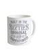 muGGyz Happy Birthday Printed Ceramic Coffee Mug White
