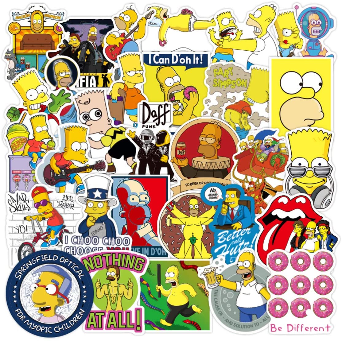 Buy Xuan Cartoon Stickers 100Pcs Anime Waterproof For Adults Teens Kids ...