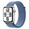 Apple Watch SE LTE 44mm Silver Aluminium Winter Blue Sport Loop