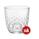 Bormioli Glit Glass Set - 295 Ml - 6 Pieces - Clear