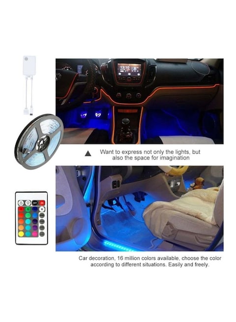 شريط إضاءة LED متعدد الألوان RGB متعدد الألوان 5متر