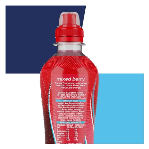 Boost Sport Isotonic Mix Berry Soft Drink 500ml