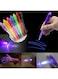 Sharpdo - 7-Piece Invisible Ink Magic Light Pen Set Multicolour