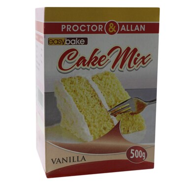 Proctor &amp; Allan Easy Bake Vanilla Cake Mix 500g