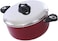 Royalford 26 cm Non-Stick Cooking Pot With Lid, Red 2724323539624