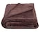 Comfy - King Size Flannel Fleece Blanket - Brown