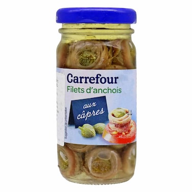 Carrefour Anchovy Capers Roll 100G