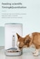 4.3L Automatic Pet Feeder with 2MP Camera and App Control for iPhone and Android, Support Night Vision for Cat and Dog
