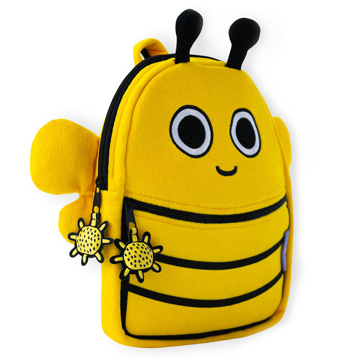 Milk&amp;Moo Buzzy Bee Toddler Backpack, Mini, Lightweight, Comfortable Fit, Kids Backpack, Kindergarten Pre School Backpack for Girls and Boys, Yellow Color