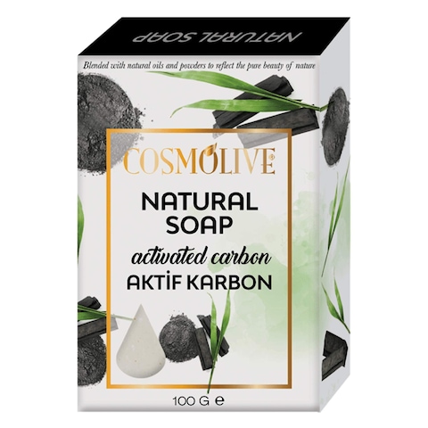 COSMOLIVE NAT.SOAP ACT.CARBON100G